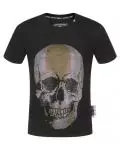 philipp plein tee shirt king qp19330 skull gold